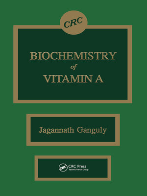 cover image of Biochemistry of Vitamin A